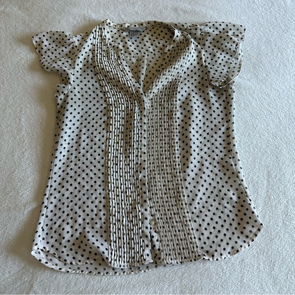 H&M Monochrome Polka Dot Blouse - Picture 1 of 6